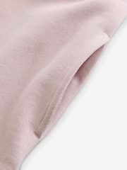 smALLSAINTS Light Pink Girls Nylon Quilted Sweat Dress - Image 9 of 9