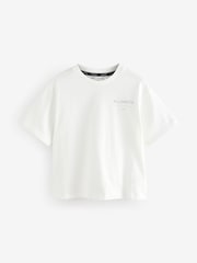Белый/розовый с леопардовым принтом - smALLSAINTS Oversized Girls Underground Crew T-Shirt - Image 6 of 9