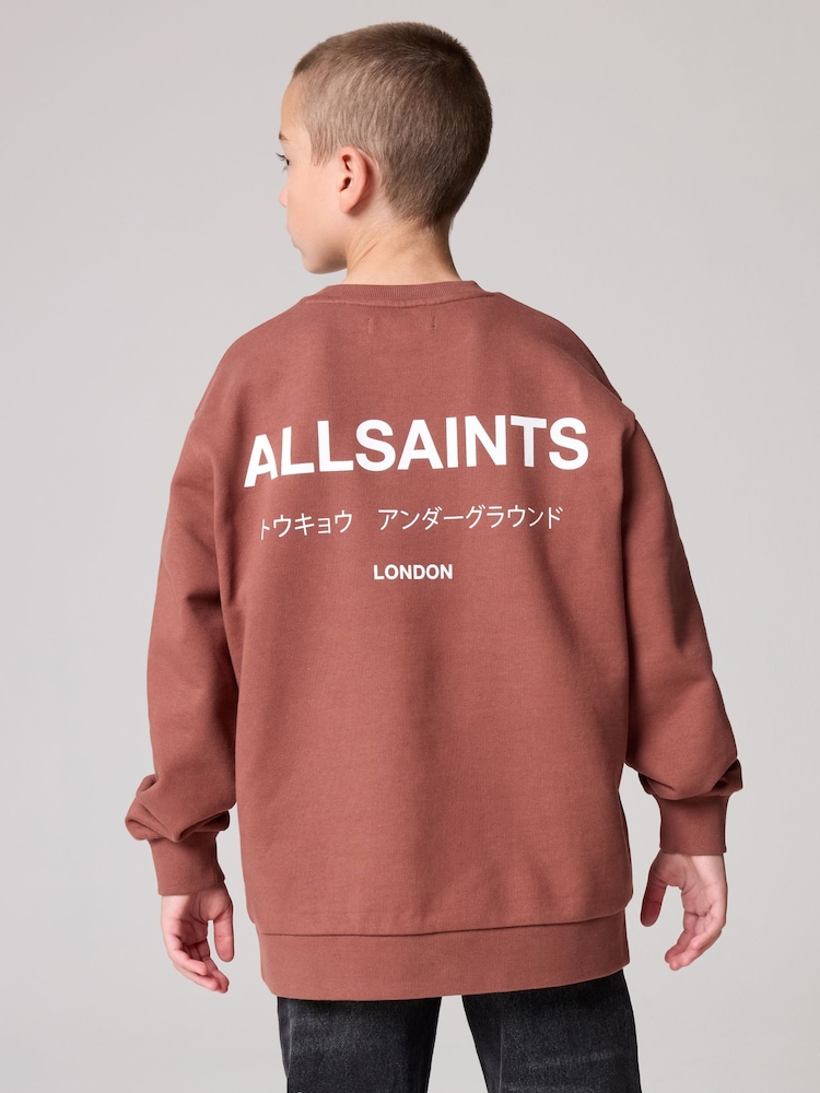 smALLSAINTS Brick Oversized Underground Crew Sweatshirt - Image 2 of 4