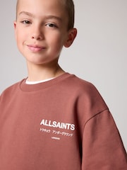 smALLSAINTS Brick Oversized Underground Crew Sweatshirt - Image 3 of 4