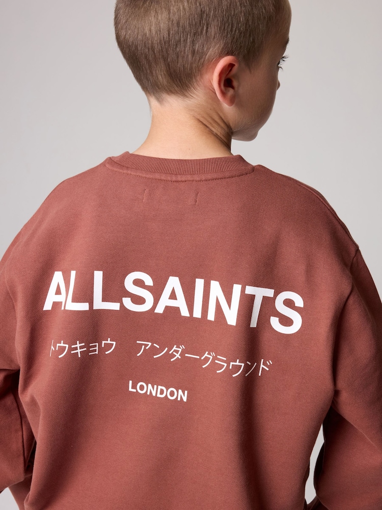 smALLSAINTS Brick Oversized Underground Crew Sweatshirt - Image 4 of 4