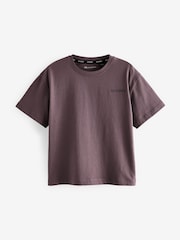 Pourpre/blanc - smALLSAINTS Boys Logo Crew décontracté 100% coton T-Chemises 3 Lot - Image 4 de 6