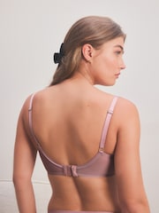 Mauve Pink Print/ Blue 2 Pack Floral Print Non Pad Full Cup Bra - Image 3 of 9