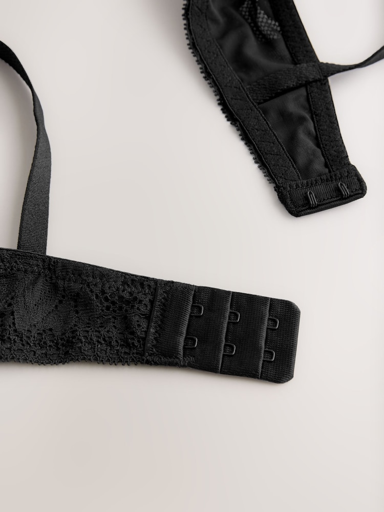 Negro - A-E Light Pad Lace Bra - Imagen 10 de 10