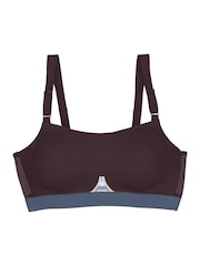 Triumph Purple Triaction Gravity Lite Non wired Bra - Image 4 of 4