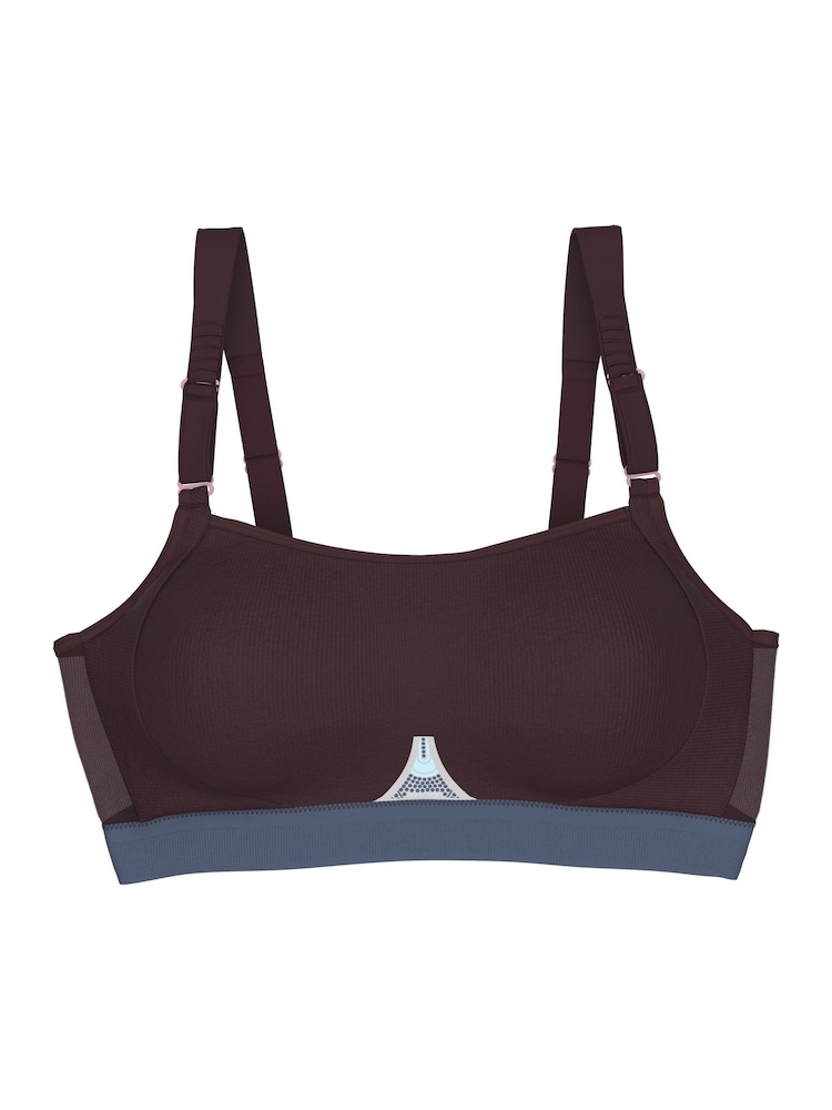 Triumph Purple Triaction Gravity Lite Non wired Bra - Image 4 of 4