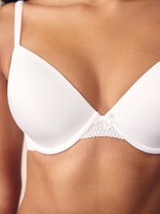 White Plunge Light Pad Lace Bra A-E - Image 6 of 6