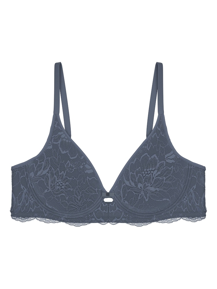 Triumph Blue Amourette Charm T Wired Bra - Image 5 of 5 Triumph Blue Amourette Charm T Wired Bra - Image 5 of 5
