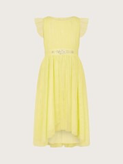 Monsoon Yellow Penelope Belt Dress - Image 2 of 4
