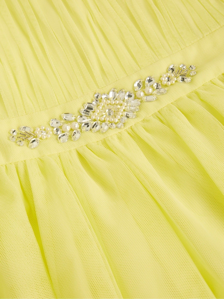 Monsoon Yellow Penelope Belt Dress - Image 4 of 4