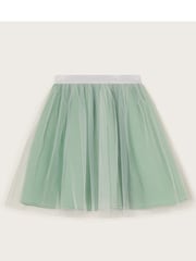Monsoon Green Layla 3D Petal Scuba Skirt - Image 3 of 4