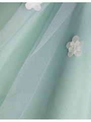 Monsoon Green Layla 3D Petal Scuba Skirt - Image 4 of 4
