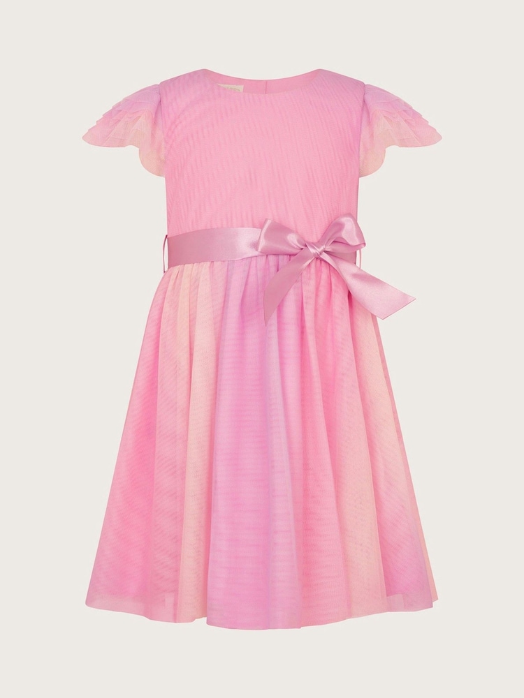 Monsoon Babykleid mit Rüschenärmeln in Ombré-Optik - Bild 1 von 3 Monsoon Babykleid mit Rüschenärmeln in Ombré-Optik - Bild 1 von 3
