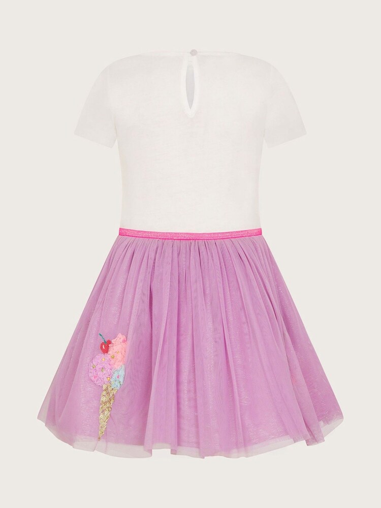 Monsoon Purple Embellished Ice Disco Dress - Image 2 of 3