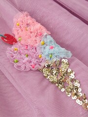Monsoon Purple Embellished Ice Disco Dress - Image 3 of 3