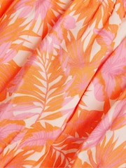 Monsoon Orange Tinashe Palm Print Top - Image 4 of 4