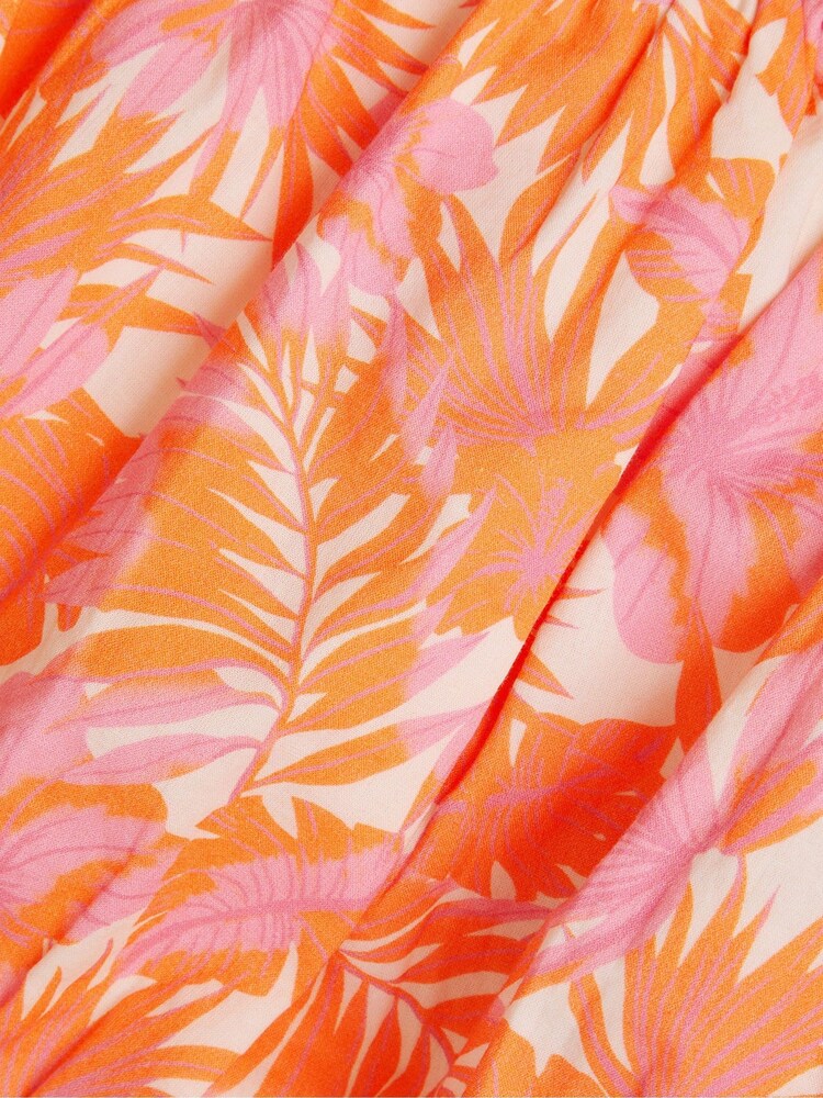 Monsoon Orange Tinashe Palm Print Top - Image 4 of 4