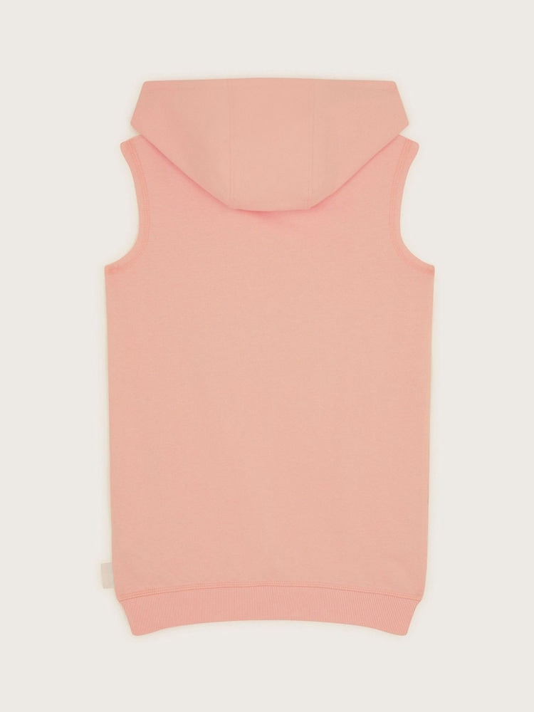 Monsoon Orange Live for the Moment Sleeveless 100% Cotton Jumper - Image 2 of 3