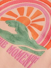 Monsoon Orange Live for the Moment Sleeveless 100% Cotton Jumper - Image 3 of 3
