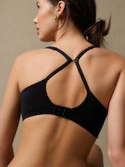 Black Bralette Supersoft 4 Way Stretch Microfibre Ultimate Comfort Bralette A-E - Image 3 of 5