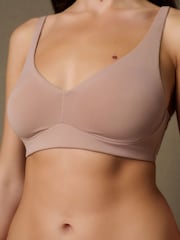 Praline Nude Bralette Supersoft 4 Way Stretch Microfibre Ultimate Comfort Bralette A-E - Image 5 of 5
