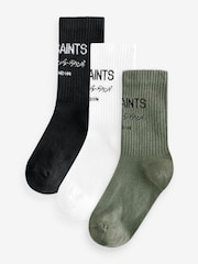 smALLSAINTS Underground Logo-Socken im 3er-Pack - Bild 1 von 6