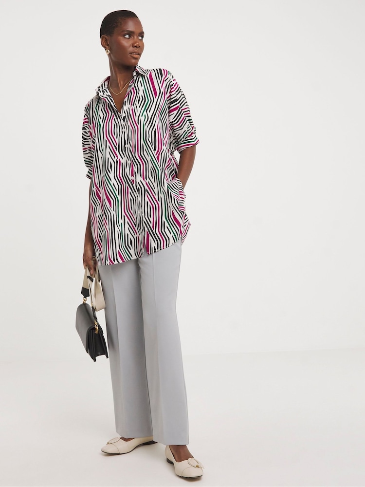 JD Williams Multi Print Uma Shirt - Image 1 of 4