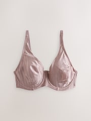 Black/Pink DD+ Non Pad Full Cup DD+ Jacquard Microfibre Brushed Lined Non Pad Bras 2 Pack - Image 8 of 12