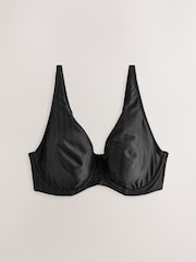 Black/Pink DD+ Non Pad Full Cup DD+ Jacquard Microfibre Brushed Lined Non Pad Bras 2 Pack - Image 9 of 12