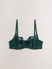 Green/Berry/Mint Non Pad Balcony Lace Bras 3 Pack A-E - Image 10 of 13