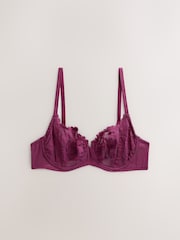 Green/Berry/Mint Non Pad Balcony Lace Bras 3 Pack A-E - Image 11 of 13