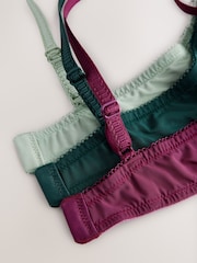 Green/Berry/Mint Non Pad Balcony Lace Bras 3 Pack A-E - Image 13 of 13