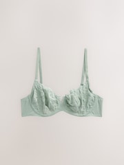 Green/Berry/Mint Non Pad Balcony Lace Bras 3 Pack A-E - Image 9 of 13