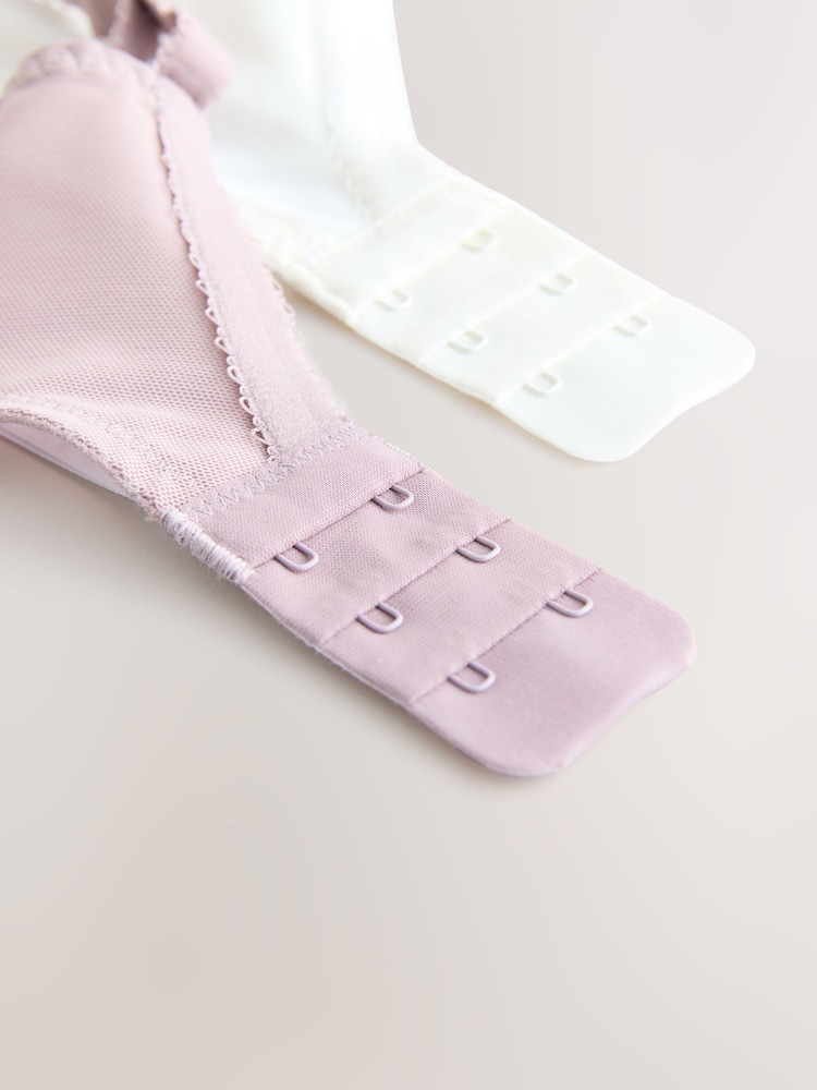 Violet mauve - Soutien-gorge en dentelle DD+ 2 Pack - Image 10 of 10
