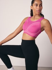 Pink Next Active Sports High Impact Dry Tech Non Pad Bra B-G - Image 1 of 13