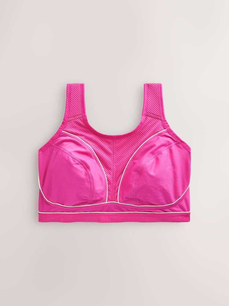 Pink Next Active Sports High Impact Dry Tech Non Pad Bra B-G - Image 10 of 13