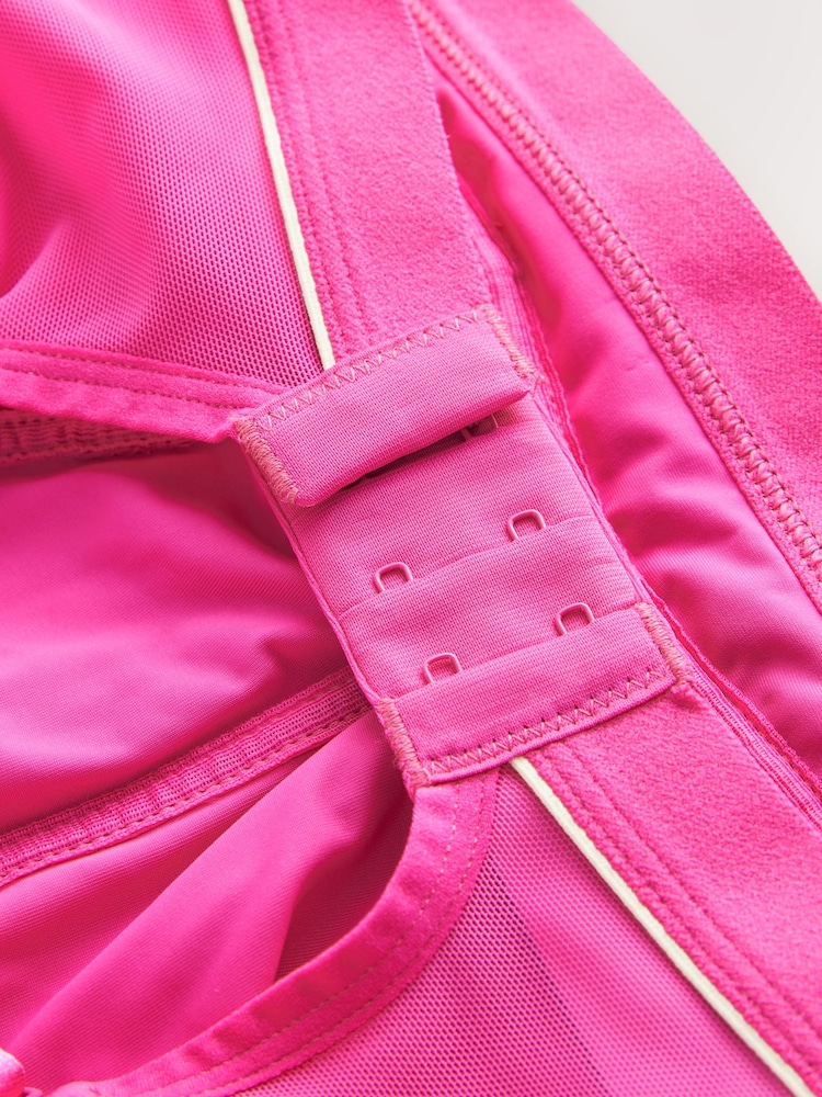 Pink Next Active Sports High Impact Dry Tech Non Pad Bra B-G - Image 12 of 13