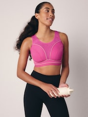 Pink Next Active Sports High Impact Dry Tech Non Pad Bra B-G - Image 3 of 13