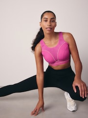 Pink Next Active Sports High Impact Dry Tech Non Pad Bra B-G - Image 5 of 13