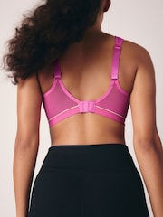 Pink Next Active Sports High Impact Dry Tech Non Pad Bra B-G - Image 9 of 13