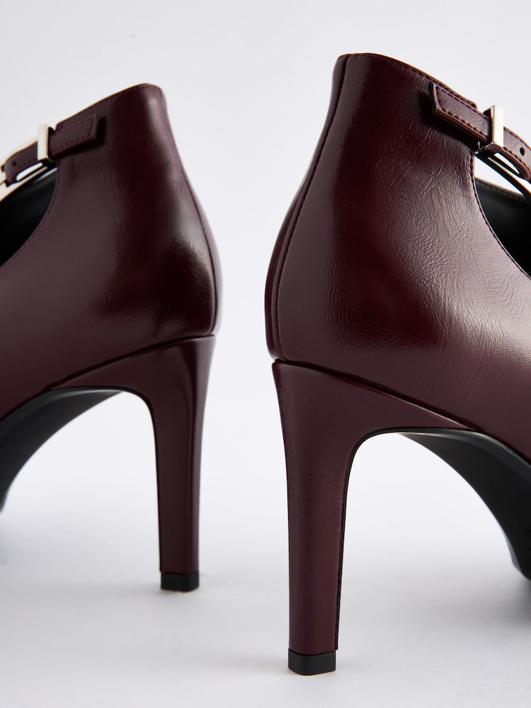 Burgundy Red Forever Comfort® Open Side Shoe Boots - Image 5 of 8
