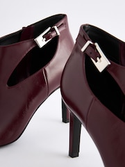 Burgundy Red Forever Comfort® Open Side Shoe Boots - Image 6 of 8