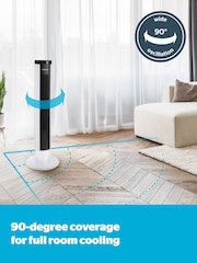 Silentnight White Home Electrics Airmax 3400 Oscillating Tower Fan - Image 4 of 8