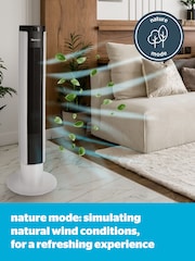 Silentnight White Home Electrics Airmax 3400 Oscillating Tower Fan - Image 6 of 8