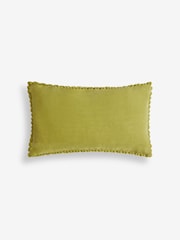 Light Green 40 x 59cm Global Bobble 100% Cotton Cushion - Image 4 of 5
