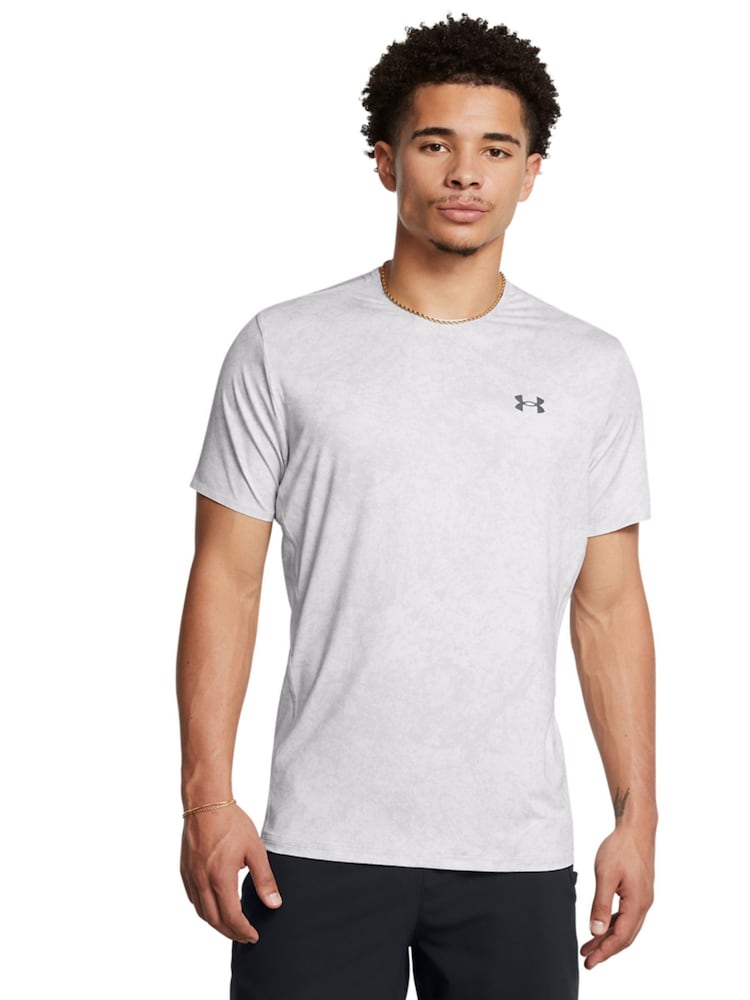 Under Armour Grey/Black Vanish Elite Vent Short Sleeve T-Shirt - Image 1 of 5