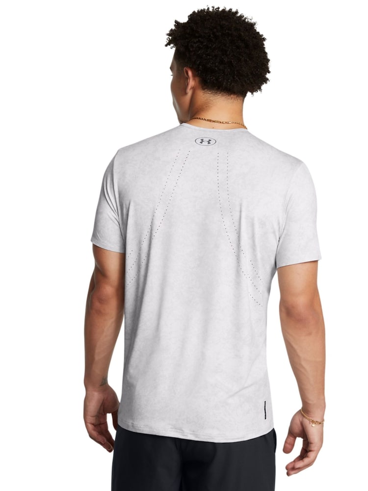 Under Armour Grey/Black Vanish Elite Vent Short Sleeve T-Shirt - Image 2 of 5