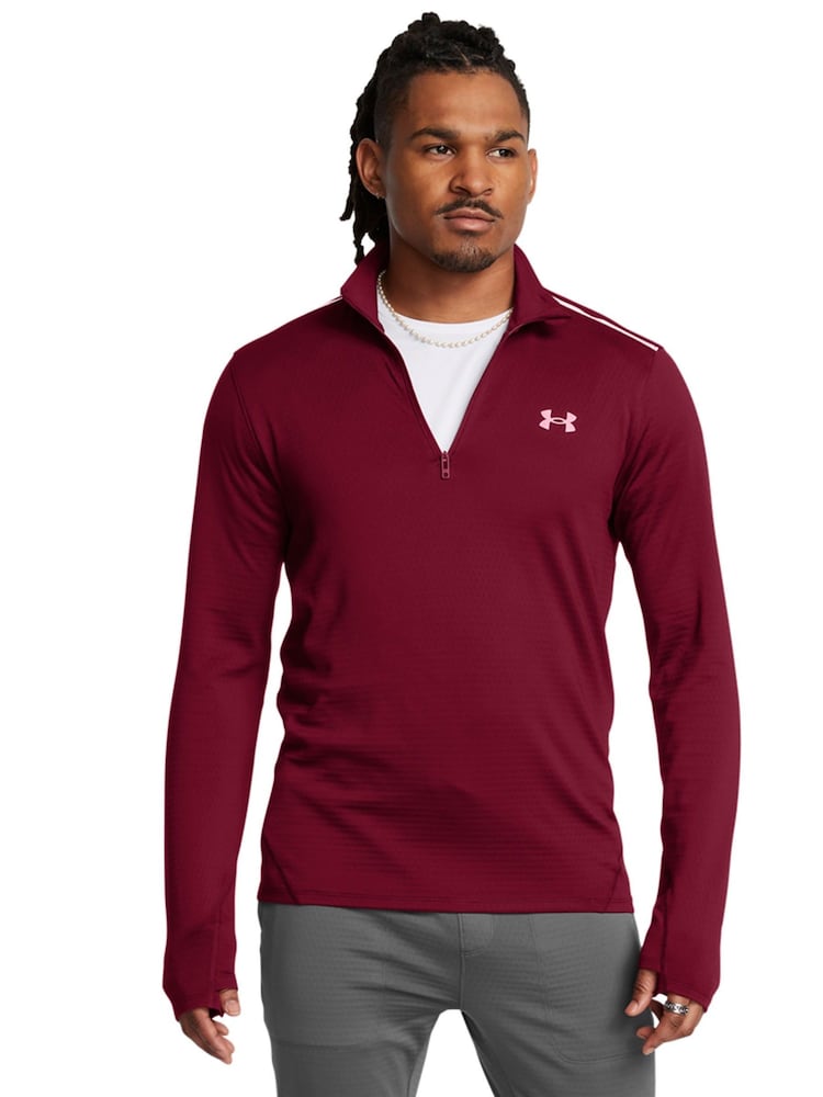Under Armour Red Golf Vanish 1/4 Zip Fleece - Image 1 of 6