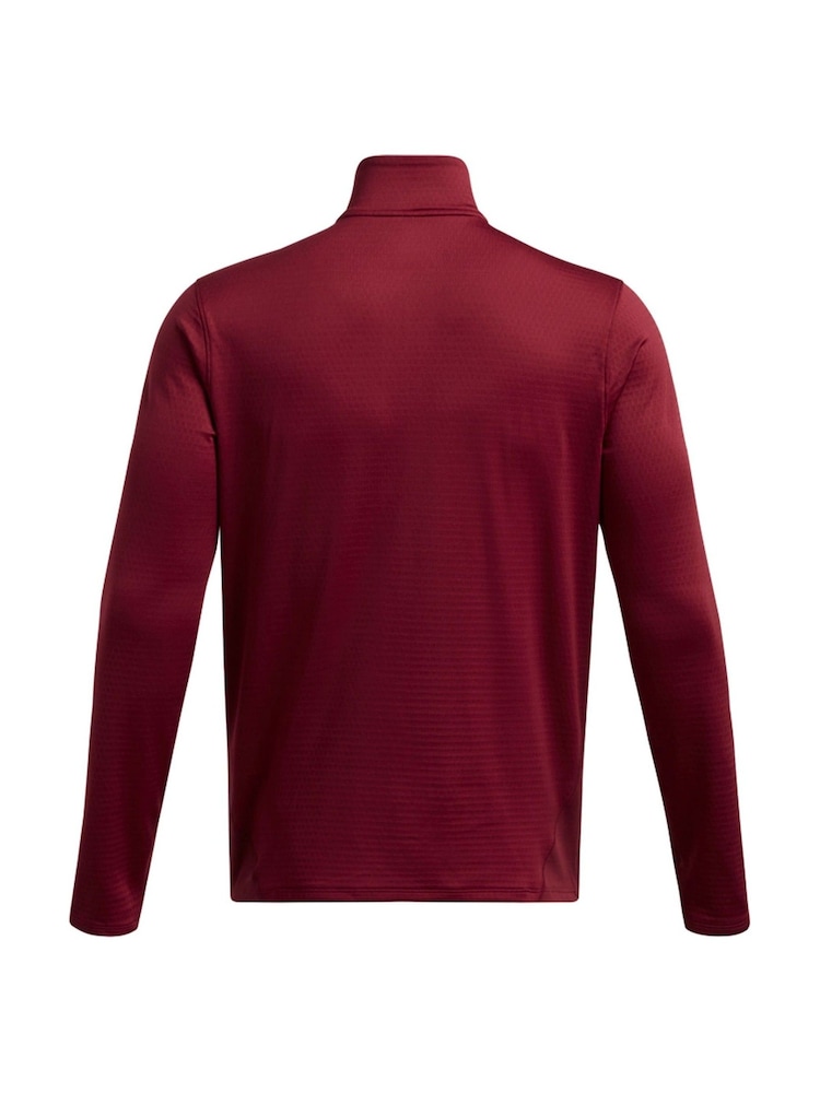 Under Armour Red Golf Vanish 1/4 Zip Fleece - Image 6 of 6