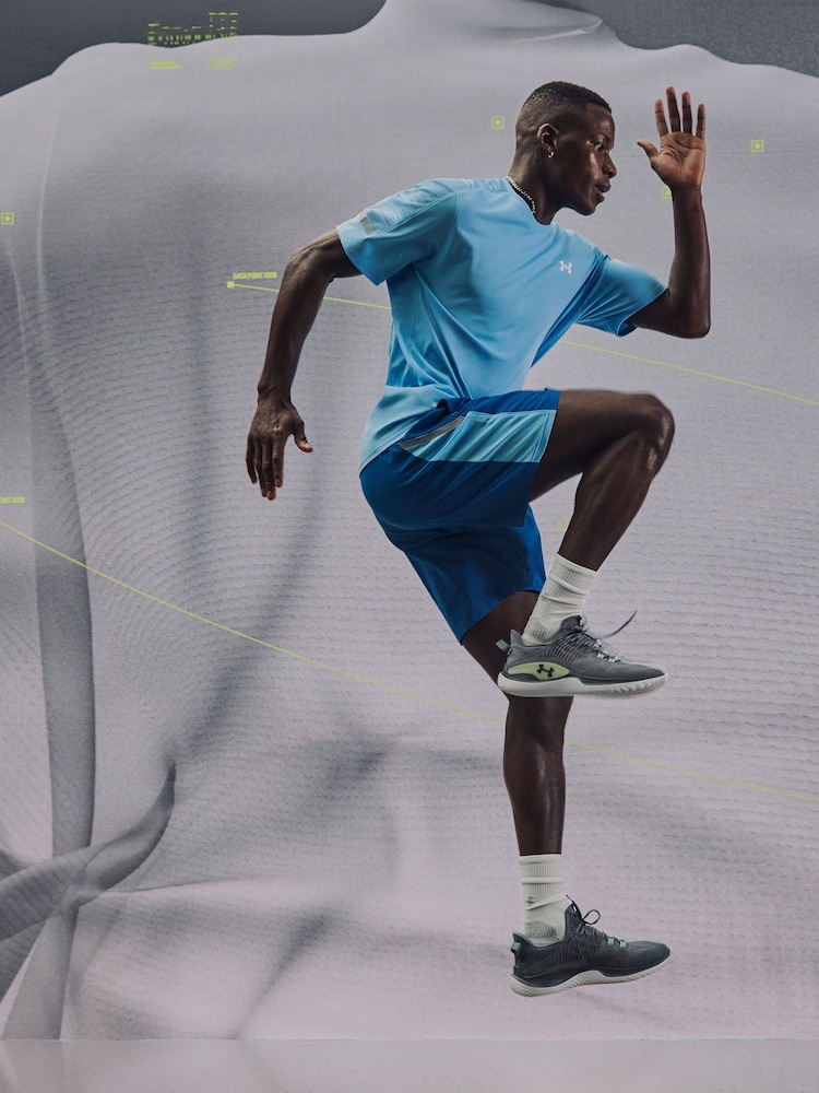 Under Armour Grey/Yellow Flow Dynamic Trainers - Image 2 of 13 Under Armour Grey/Yellow Flow Dynamic Trainers - Image 2 of 13